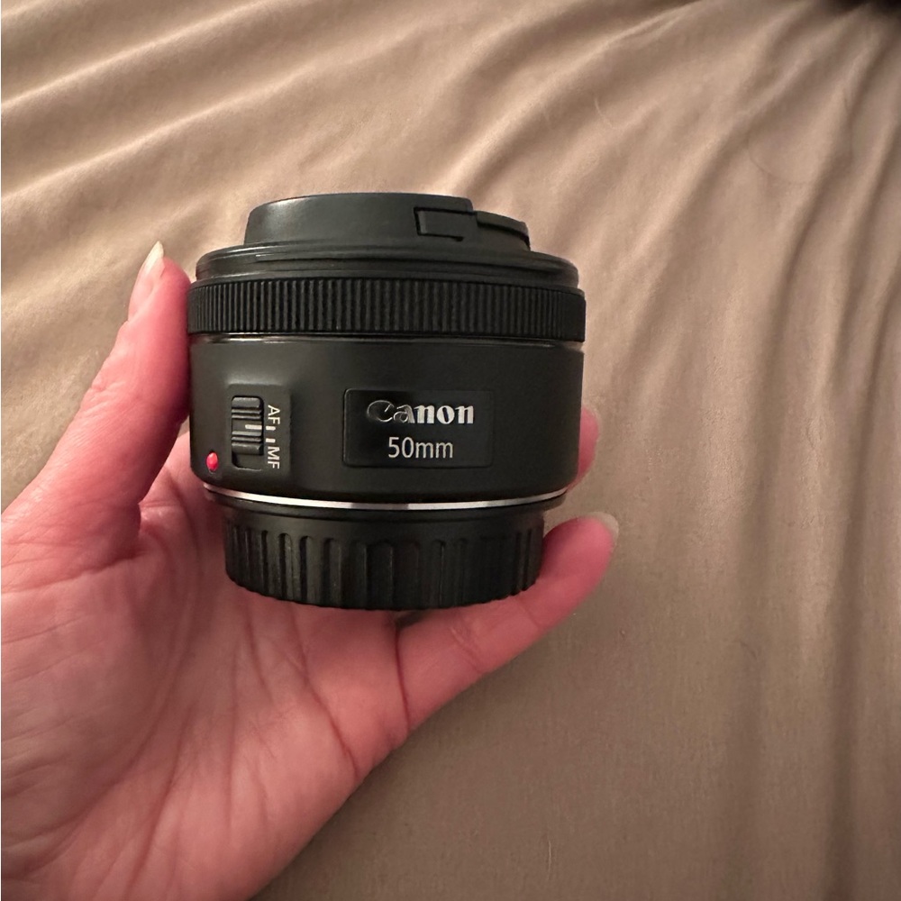 Canon Black 50mm Lens